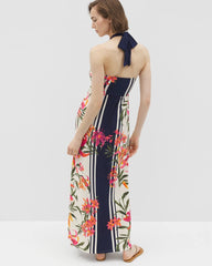 LE TIGRE FLORA BDR PARCH - Retreat Maxi Bra Dress