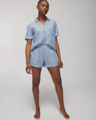 CROSSDYE VINTAGE INDIGO - Pajama Shorts