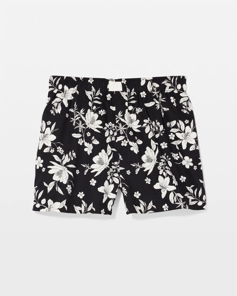 PLUMERIA DREAM BLACK - Pajama Shorts