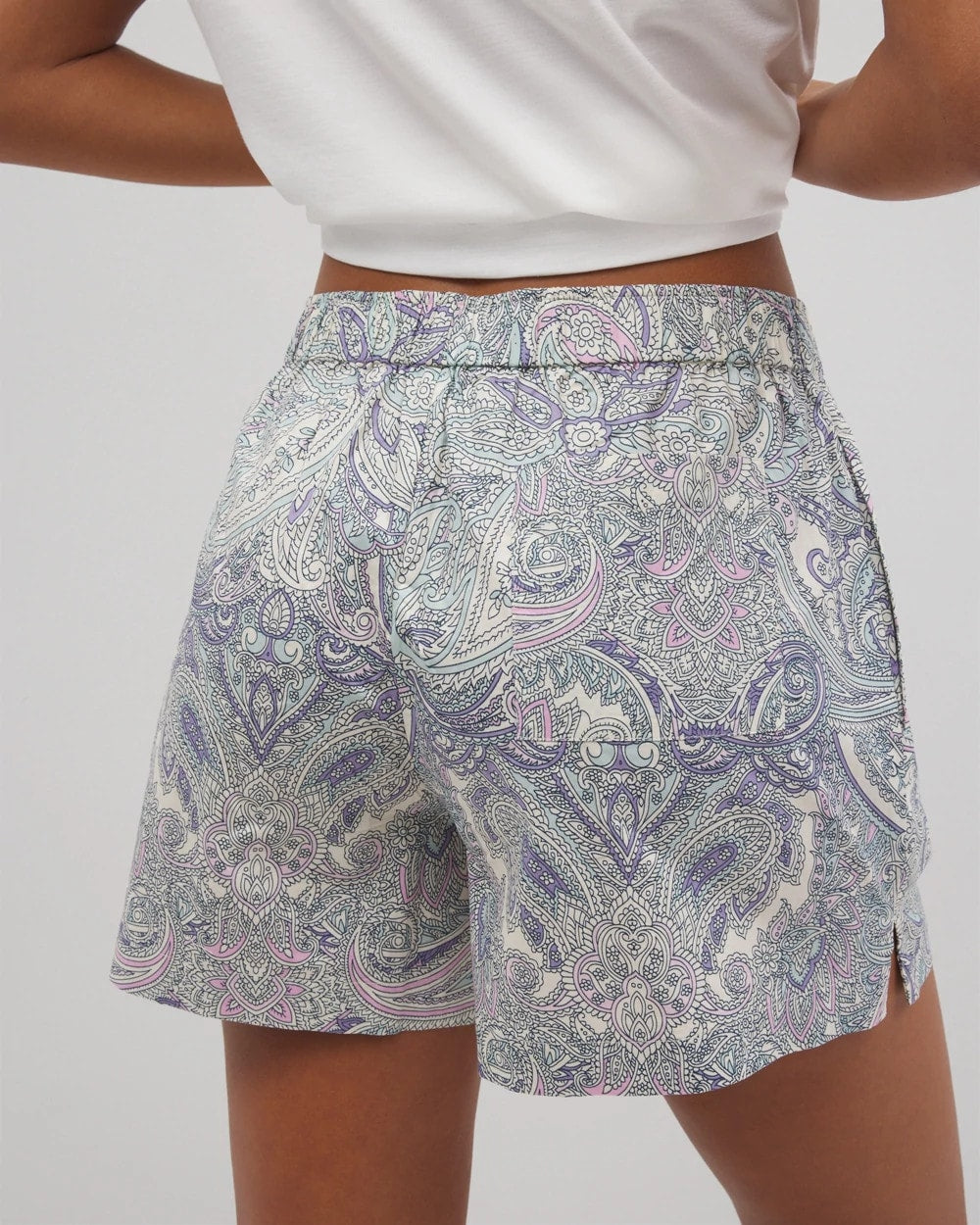 GLOBAL PAISLEY GRAND C - Pajama Shorts
