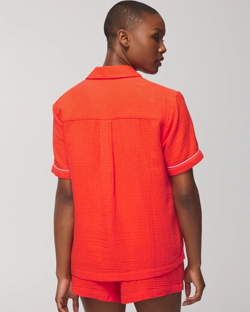 ISLAND GUAVA - Short-Sleeve Pajama Top