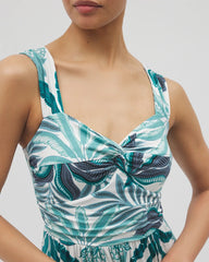TROPIC TWIST ALLOVER - Bahia Maxi Bra Dress