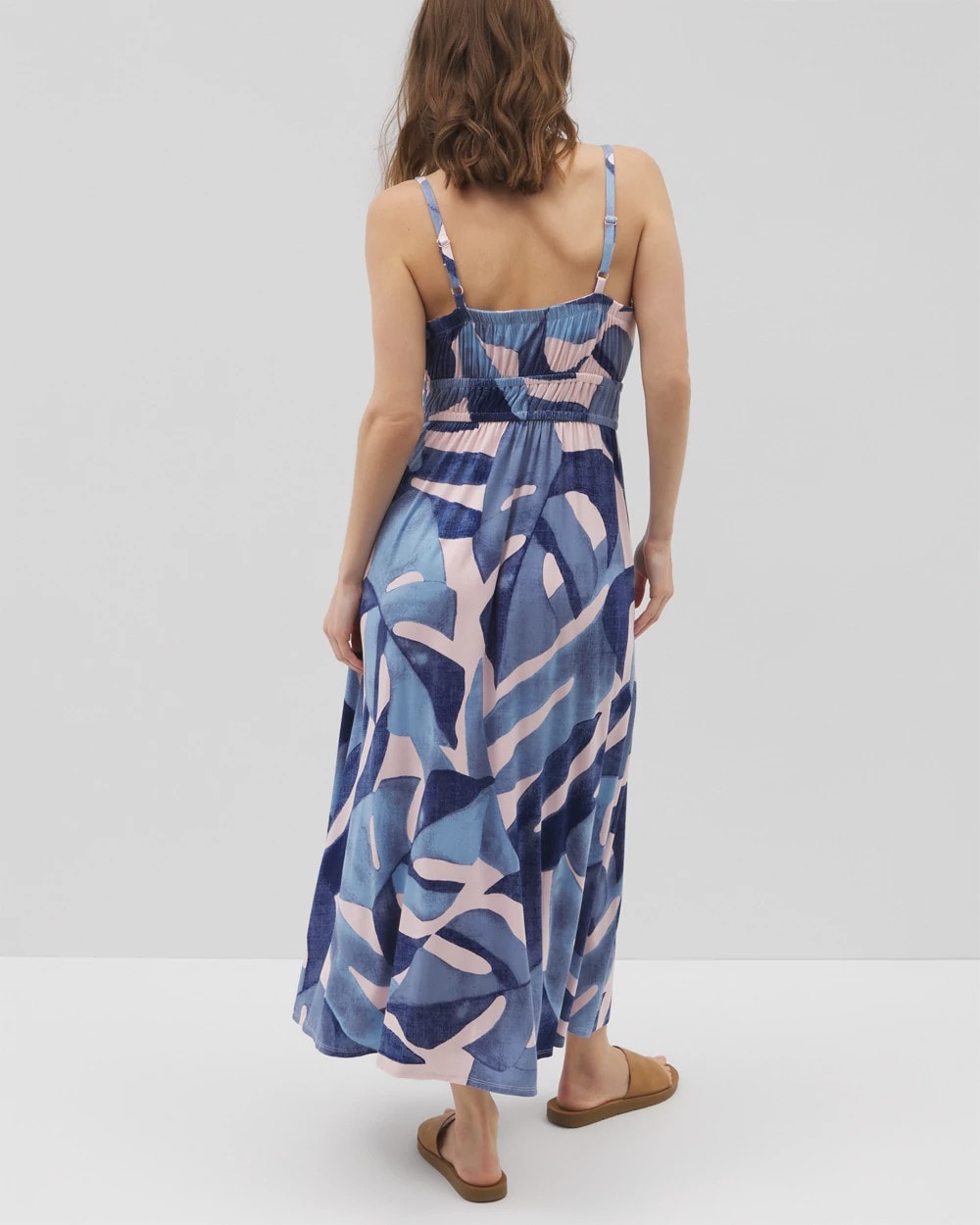 TROPICAL BREEZE GRAND SKY - Soft Jersey Paradiso Midi Bra Dress
