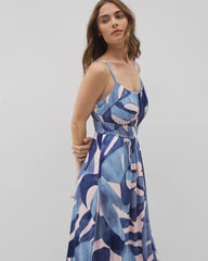 TROPICAL BREEZE GRAND SKY - Soft Jersey Paradiso Midi Bra Dress