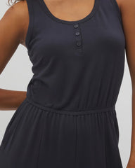 POLAR NIGHT - Lightweight Terry Crop Jumpsuit