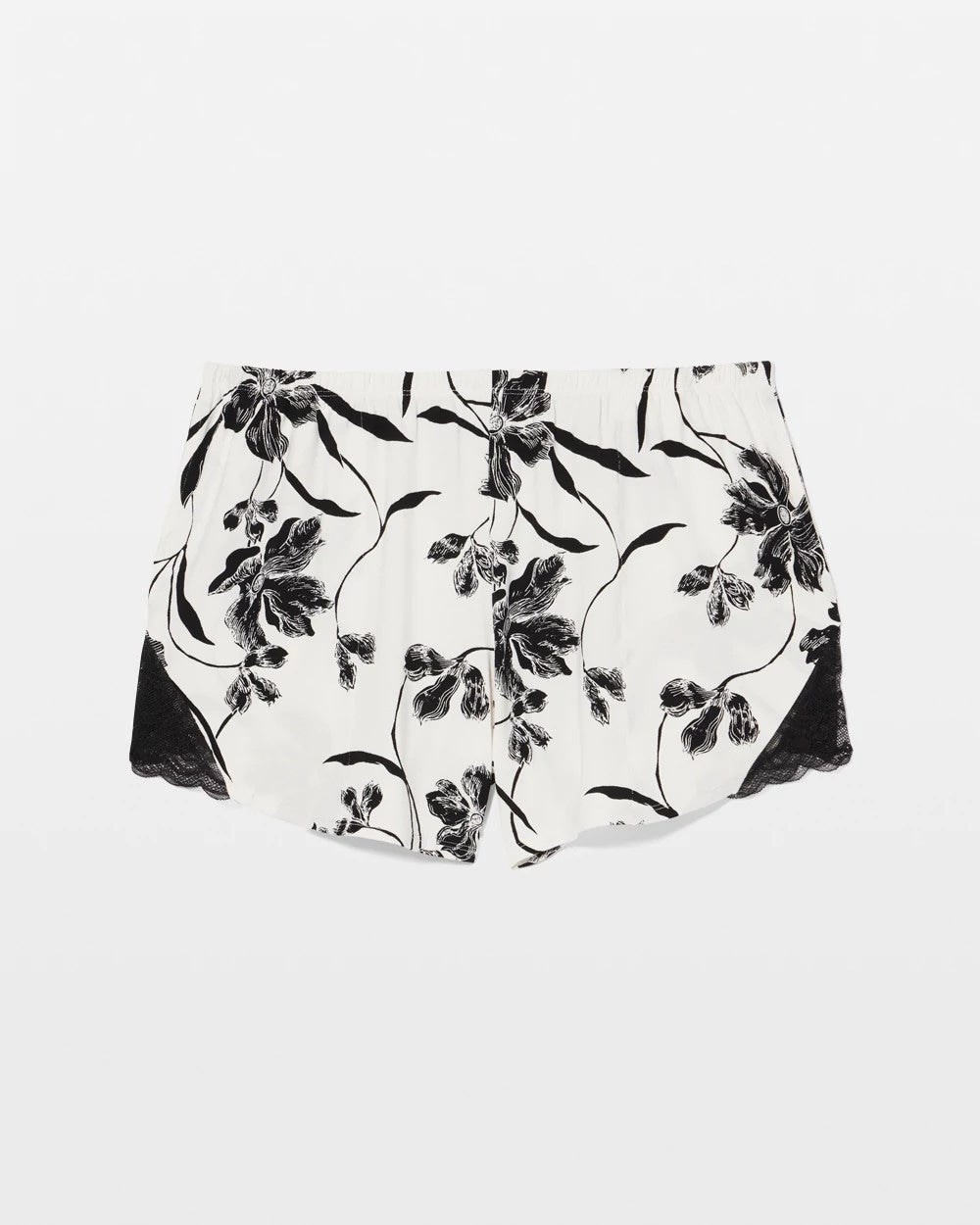 REFLECTION BLOOMS CHAMP - Lace Trim Pajama Short