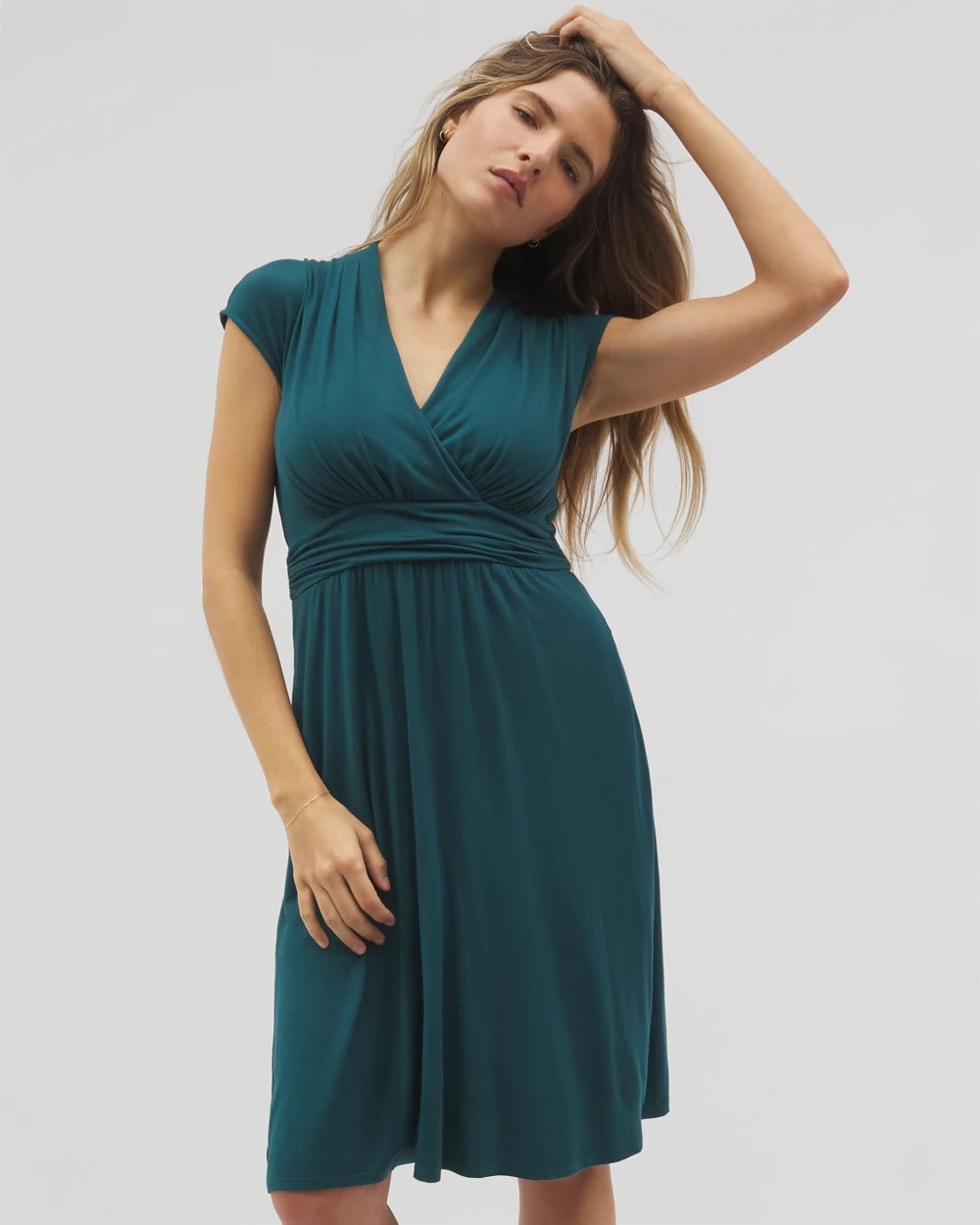 DEEP TEAL - Mini Bra Dress