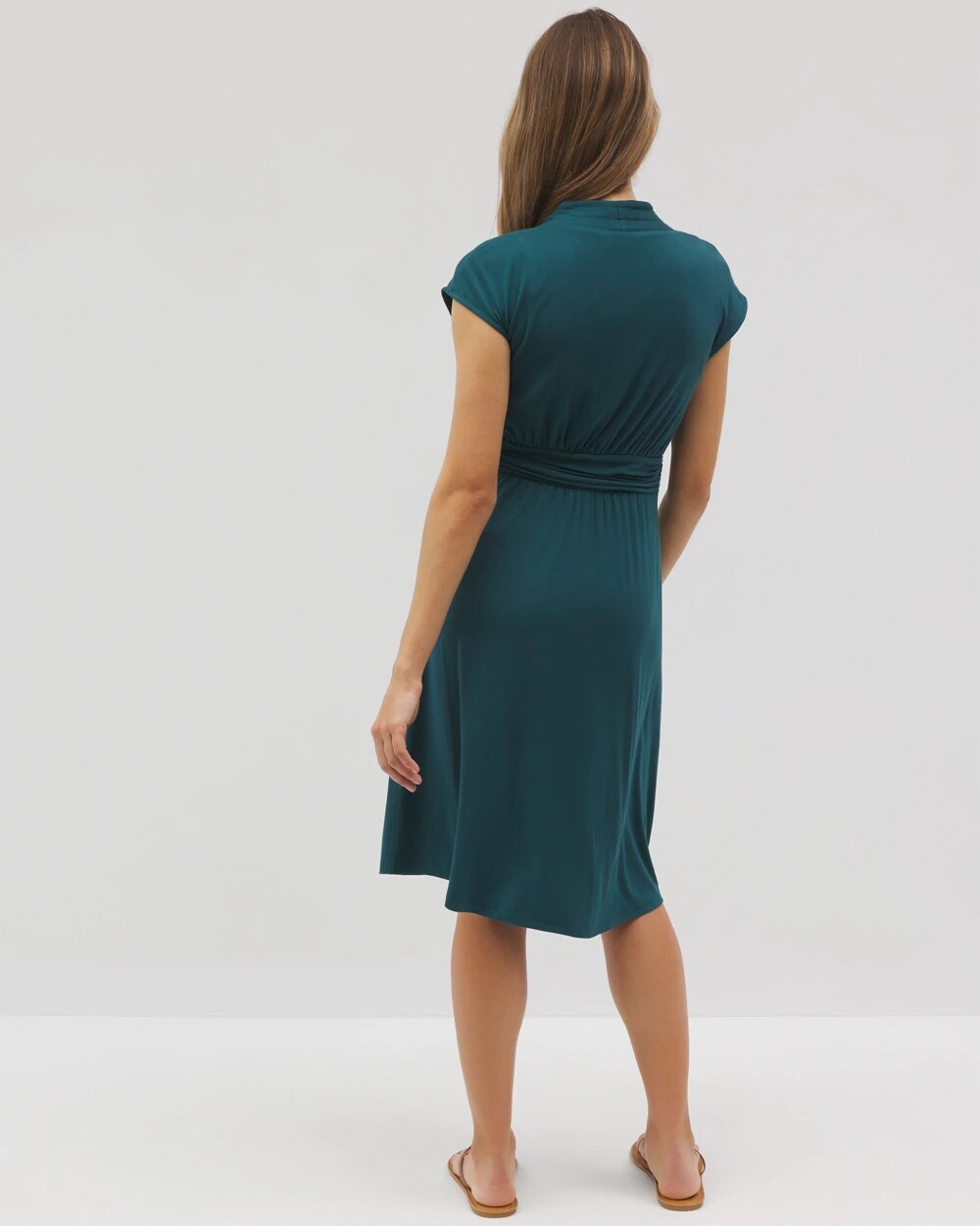 DEEP TEAL - Mini Bra Dress