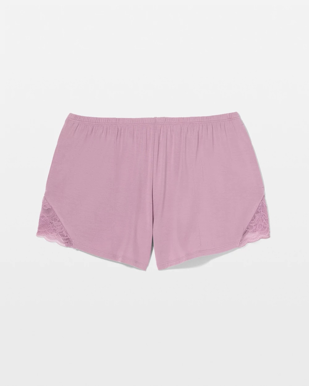 LILAC WINE - Lace Trim Pajama Short
