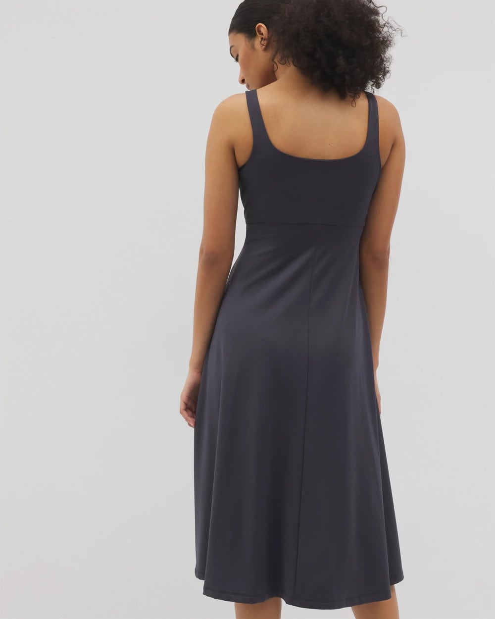 POLAR NIGHT - Lounge Square Neck Midi Dress