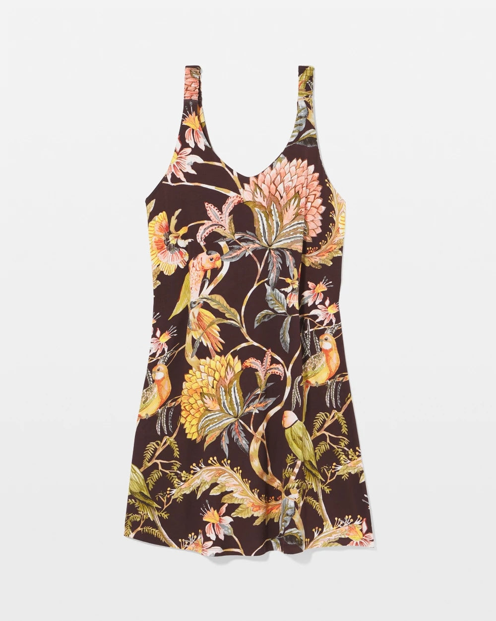 PARROT-DISO PLUME G PLUM - Shirred Strap Chemise