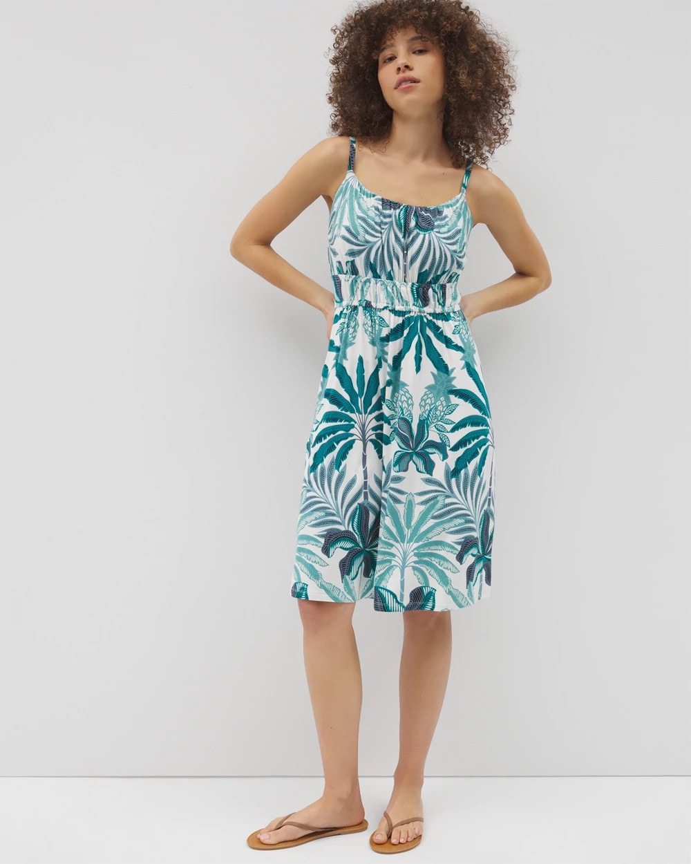 TROPIC TWIST ALLOVER - Paradiso Short Bra Dress
