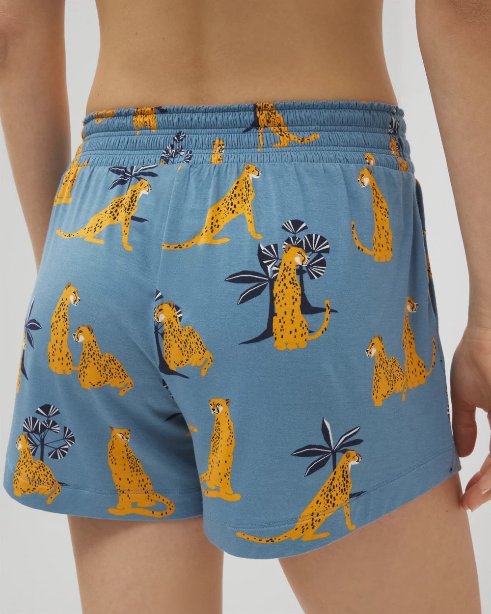 FELINE FUN BLUE HEAVEN - Pajama Shorts