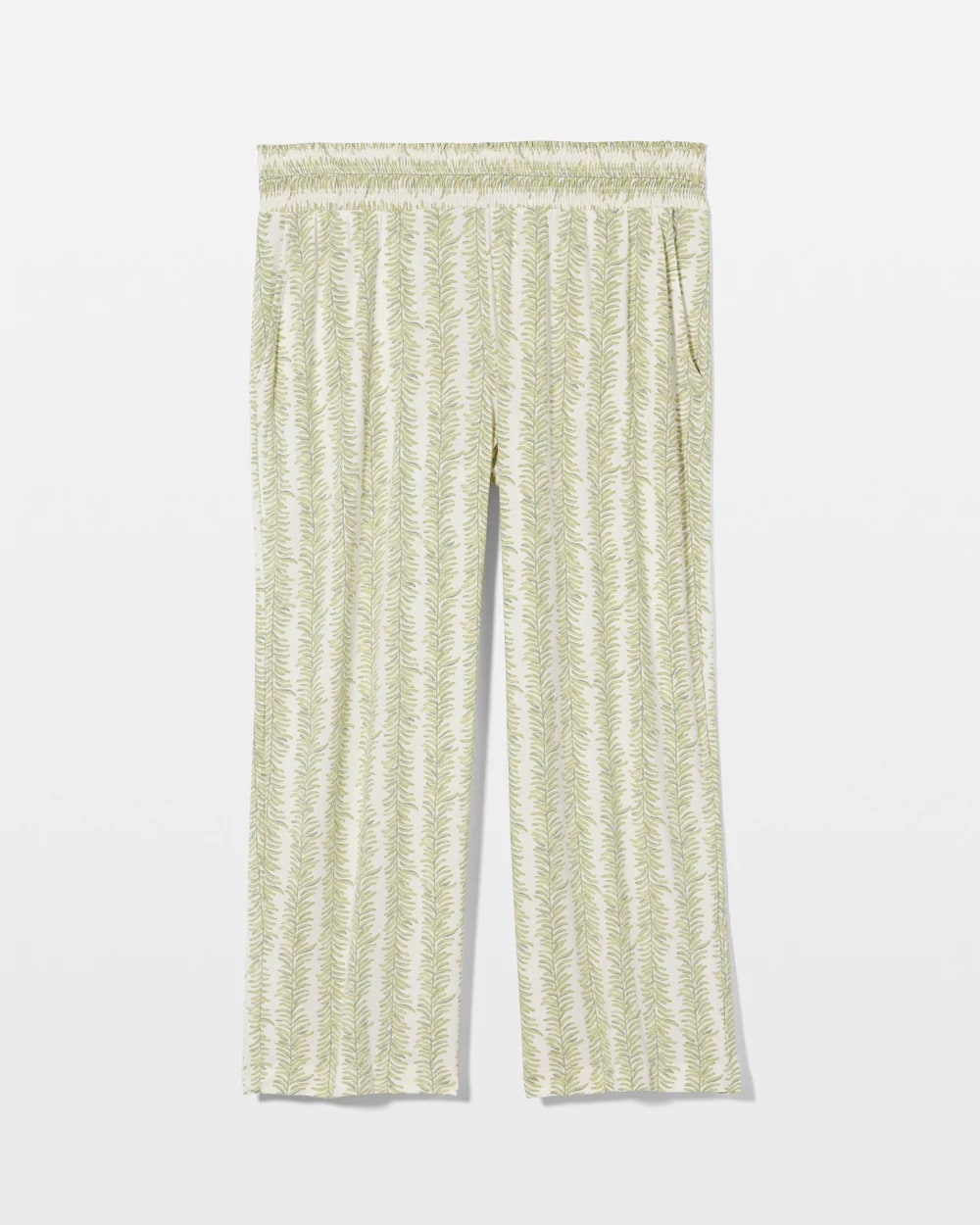 CHILL STRIPE CHAMPAGNE - Cropped Pajama Pants