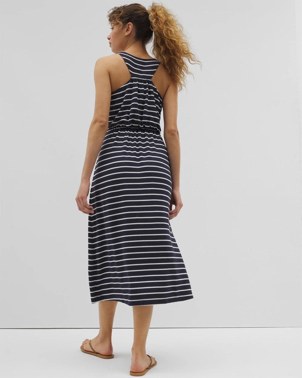FUNDAMENTAL POLAR COCO - Lightweight Terry Lounge Midi Dress