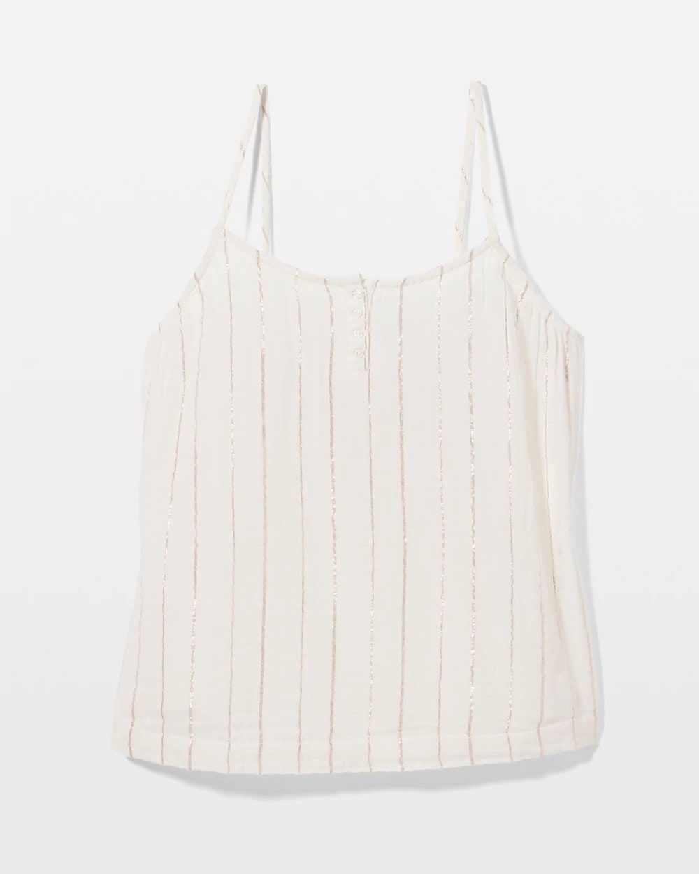 CHAMPAGNE STRIPE - Cotton Gauze Pajama Cami