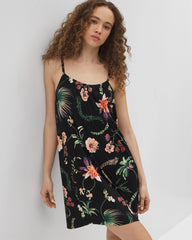PARADISE PLUMES BLACK - Chemise