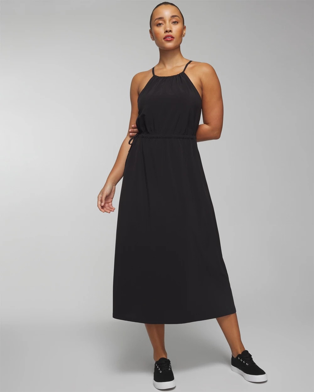 BLACK - Relaxed Travel Bra Dress