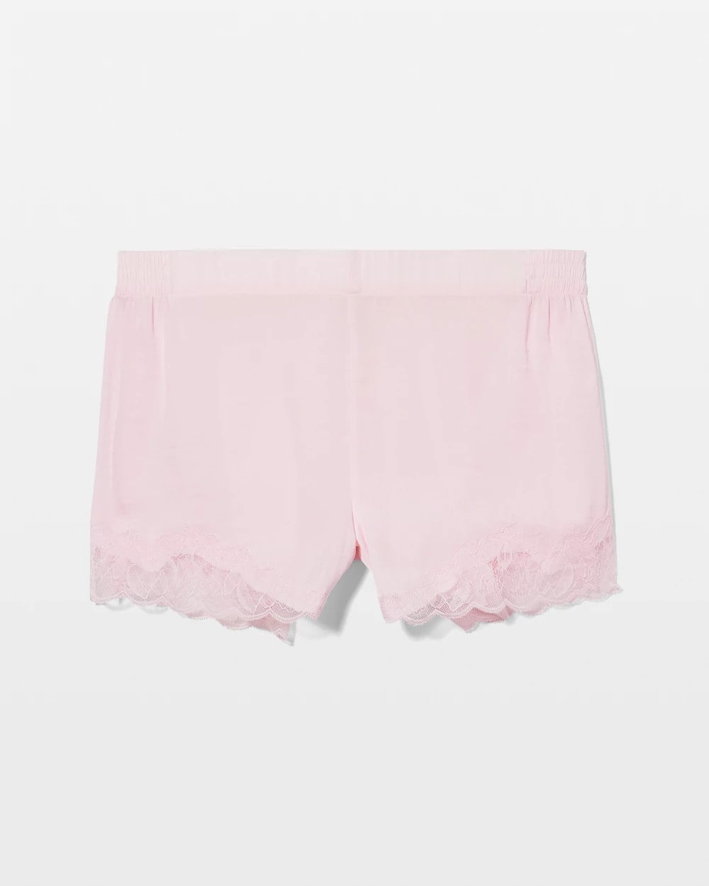 SUGAR COATED - Lace Trim Pajama Shorts