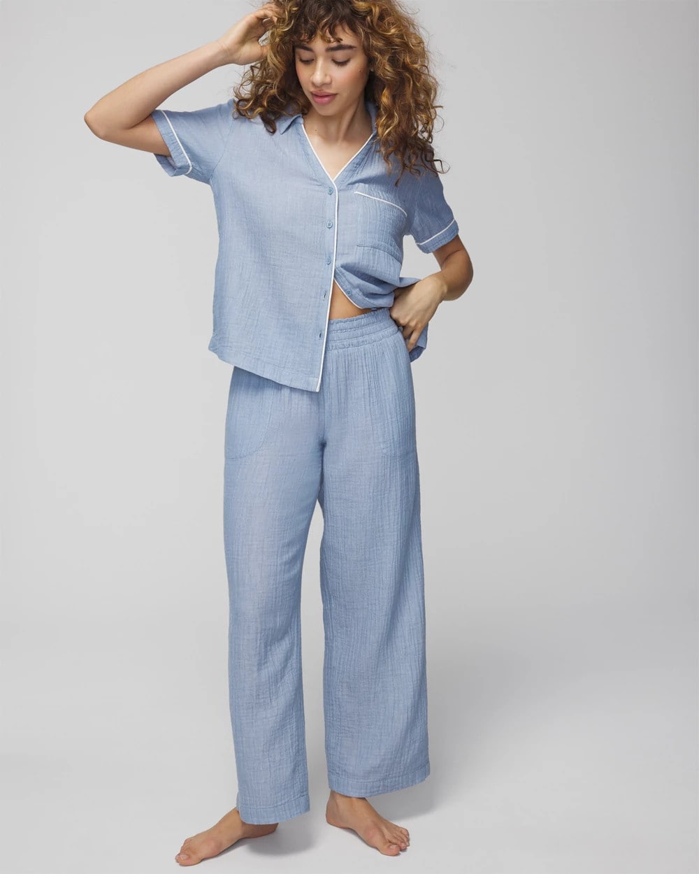 CROSSDYE VINTAGE INDIGO - Pajama Pants