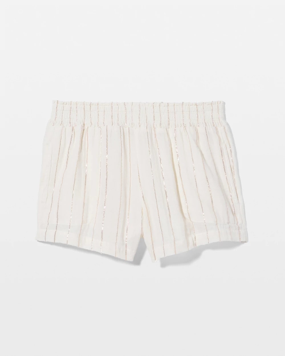 CHAMPAGNE STRIPE - Cotton Gauze Pajama Shorts