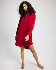 PAINT THE TOWN RED - Long-Sleeve Sleep Shirt