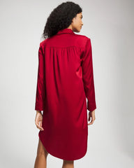 PAINT THE TOWN RED - Long-Sleeve Sleep Shirt