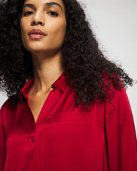 PAINT THE TOWN RED - Long-Sleeve Sleep Shirt