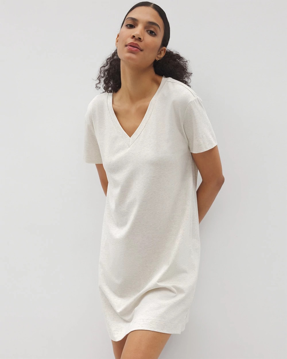 HEATHER CRYSTAL - Short-Sleeve Sleepshirt