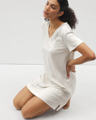 HEATHER CRYSTAL - Short-Sleeve Sleepshirt