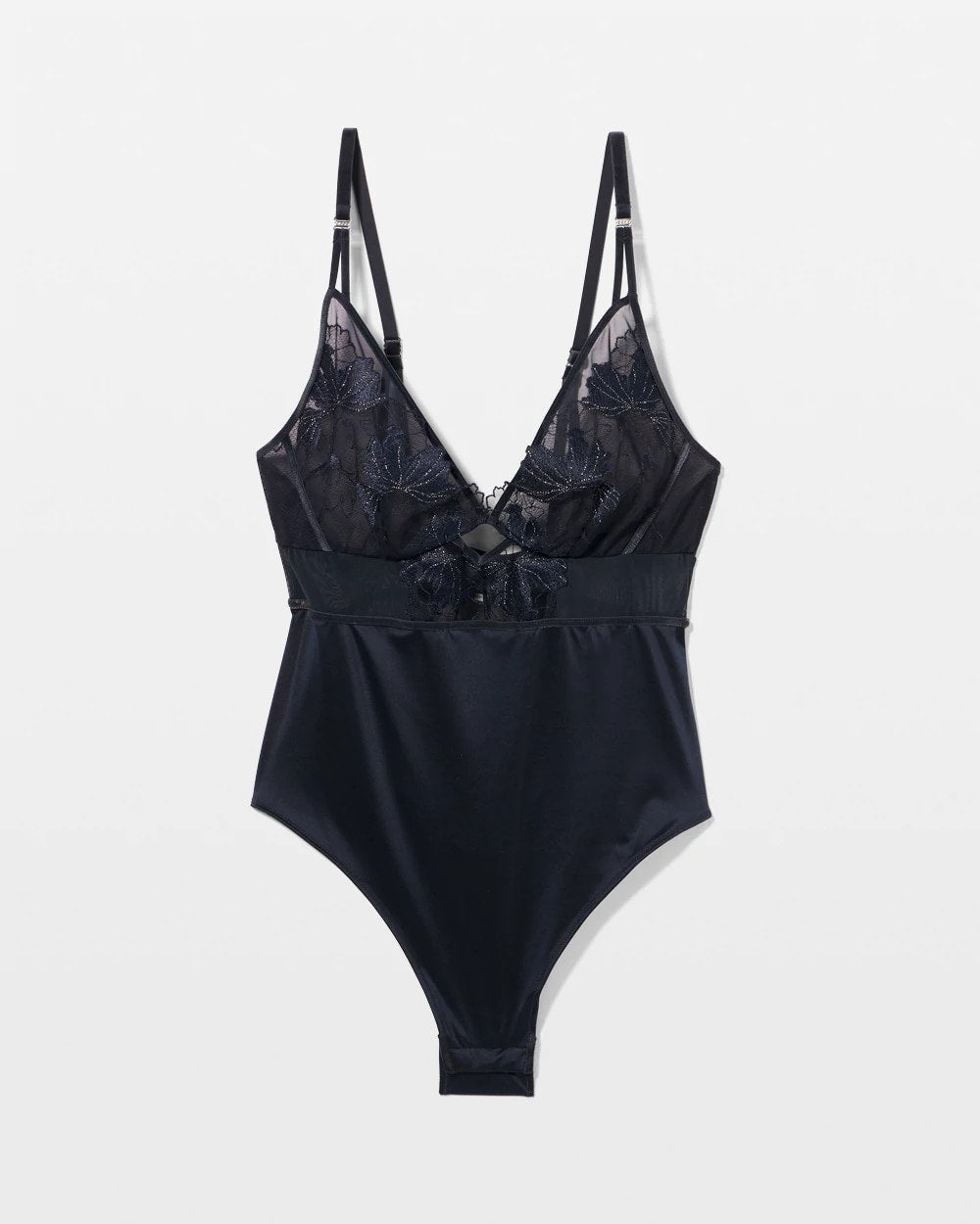 MIDNIGHT SKIES - Soma’s Sexiest Luster Knit Embroidered Bodysuit