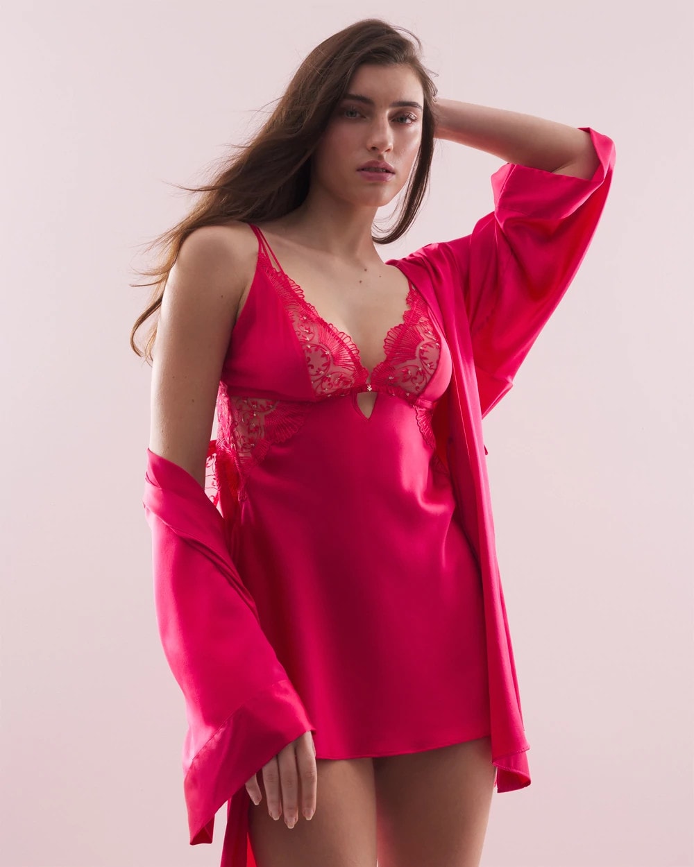 PERFECT PINK - Silk Chemise