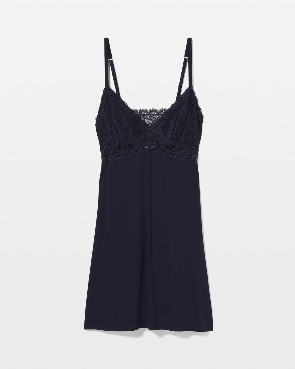 NIGHTFALL NAVY - Soft Support Lace Chemise