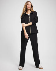 BLACK - Essential Terry Jacket