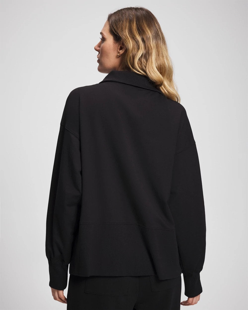 BLACK - Essential Terry Jacket