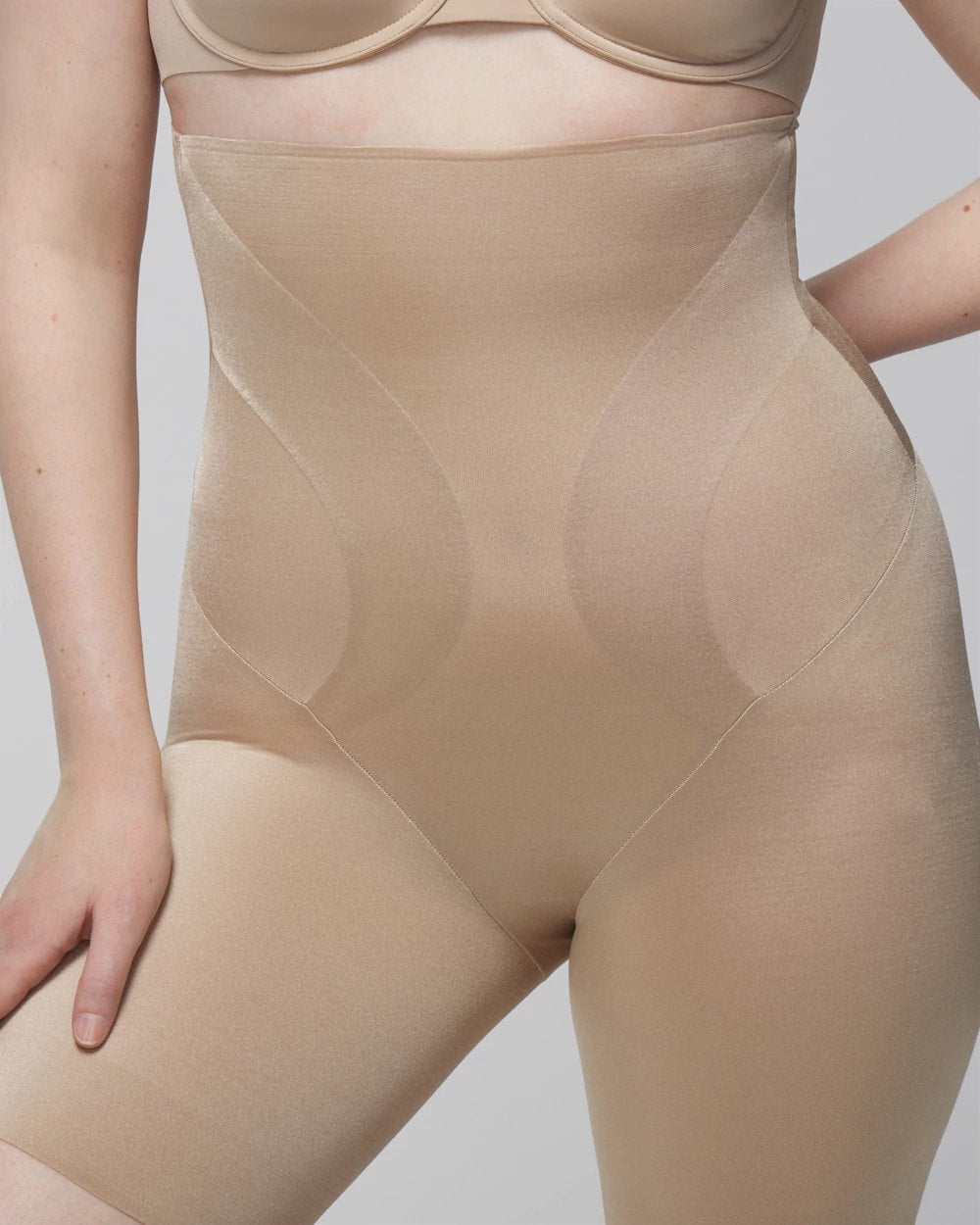 WARM AMBER - Mid-Level Shaping Vanishing Edge High-Waist Thigh Slimmer