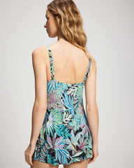 BLACK MULTI - Bleu Rod Cloud Forest Swim Dress