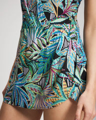 BLACK MULTI - Bleu Rod Cloud Forest Swim Dress
