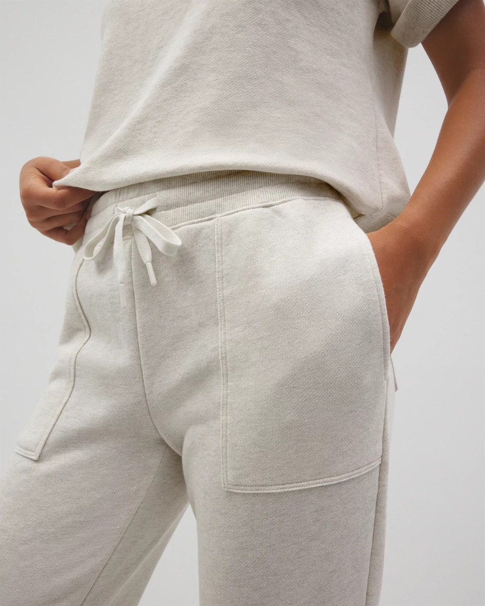 HEATHER CRYSTAL - Cropped Pants