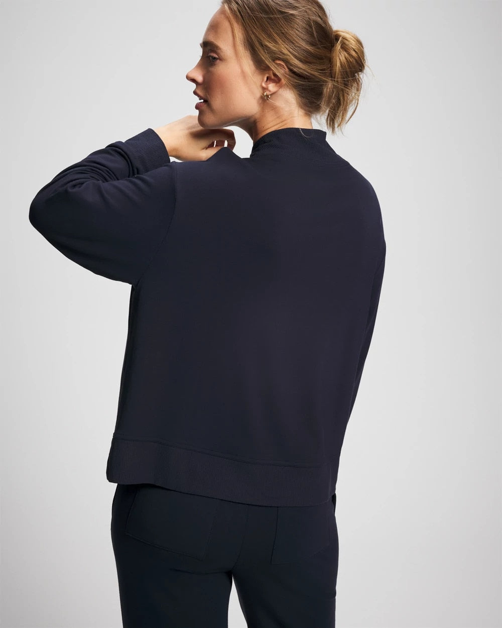 MIDNIGHT SKIES - Ultrasoft Fleece Quarter Zip Sweatshirt