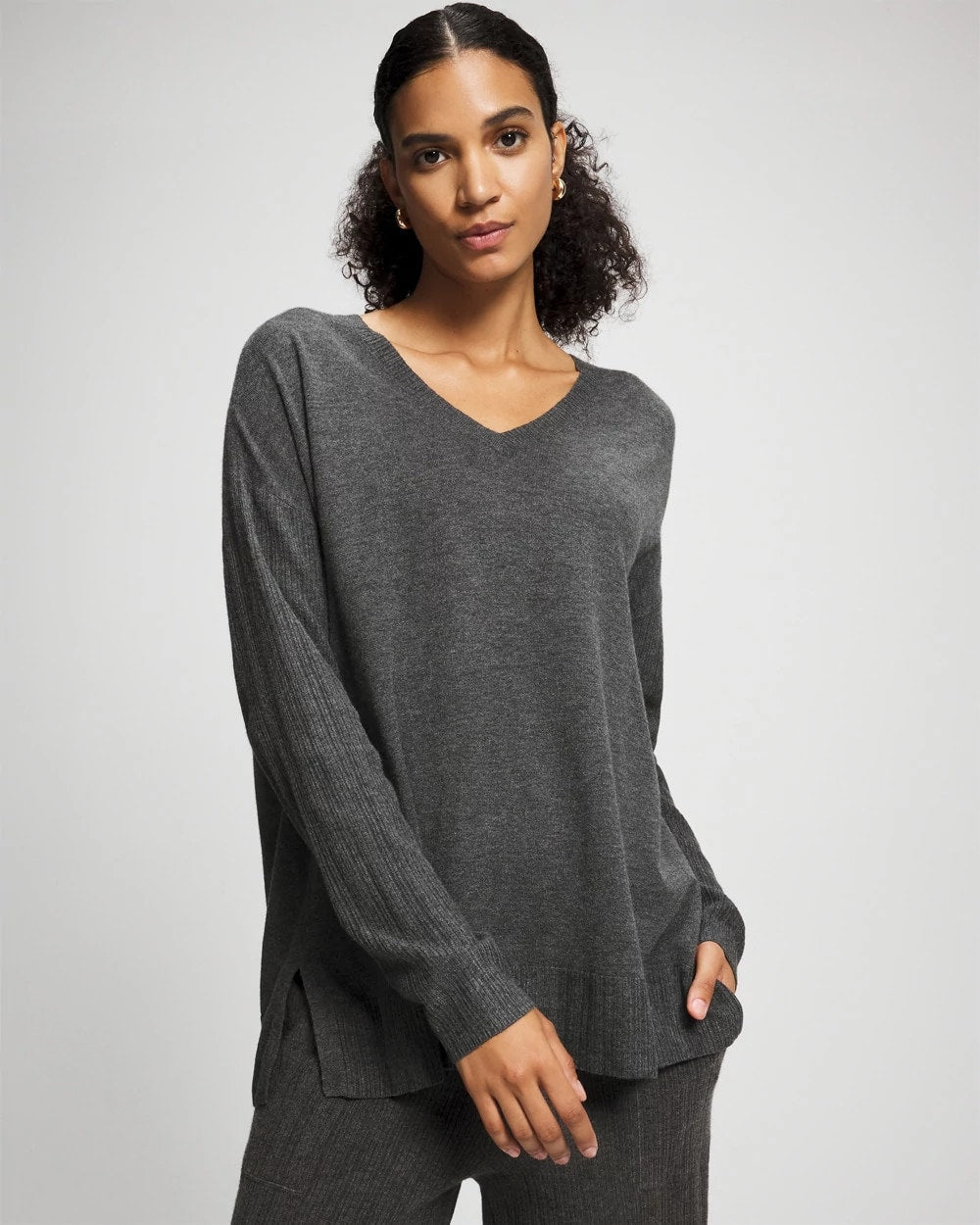 HEATHER QUARTZ - Premier Knit Sweater