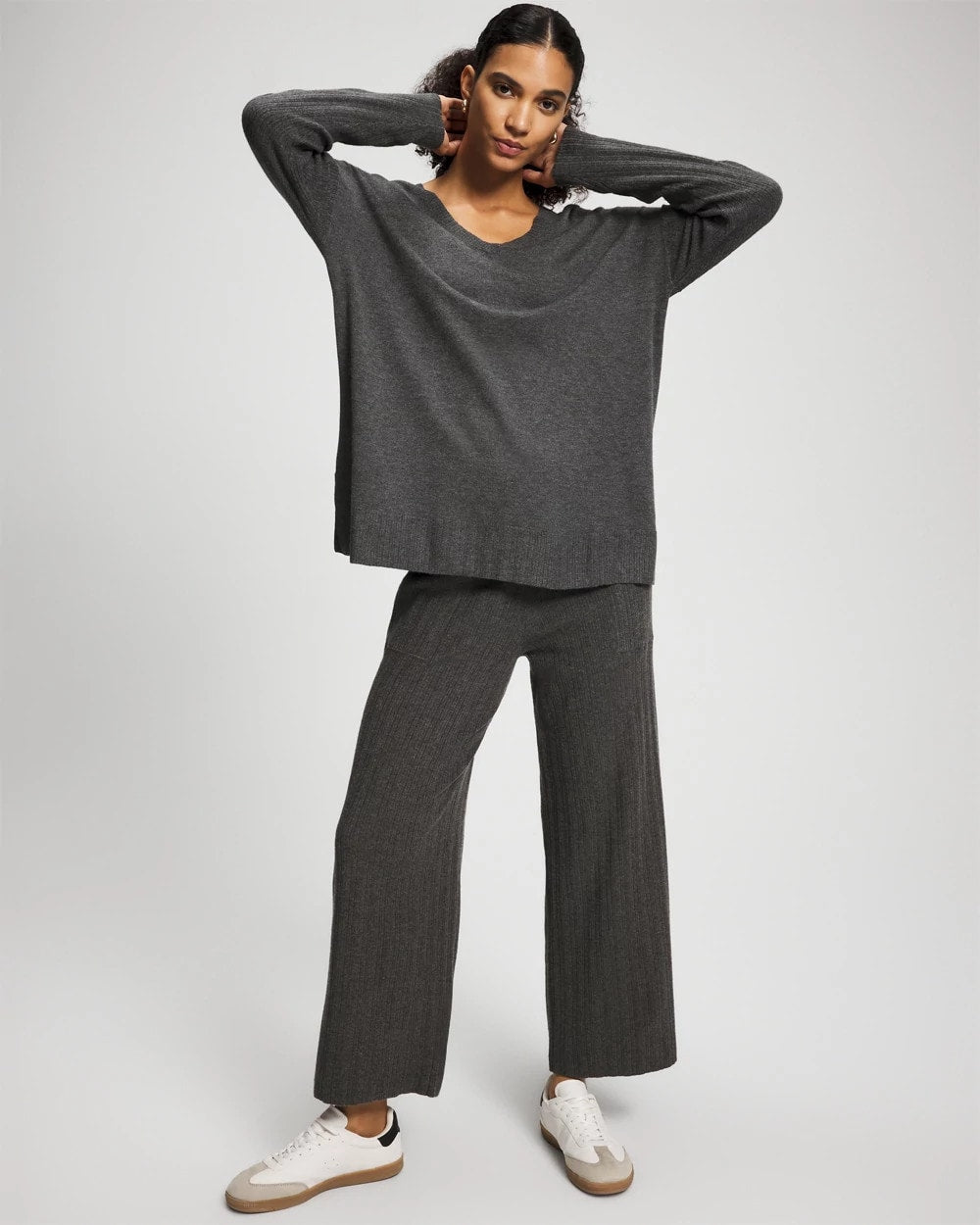 HEATHER QUARTZ - Premier Knit Sweater