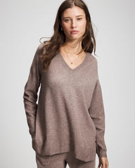 HEATHER FAWN - Premier Knit Sweater