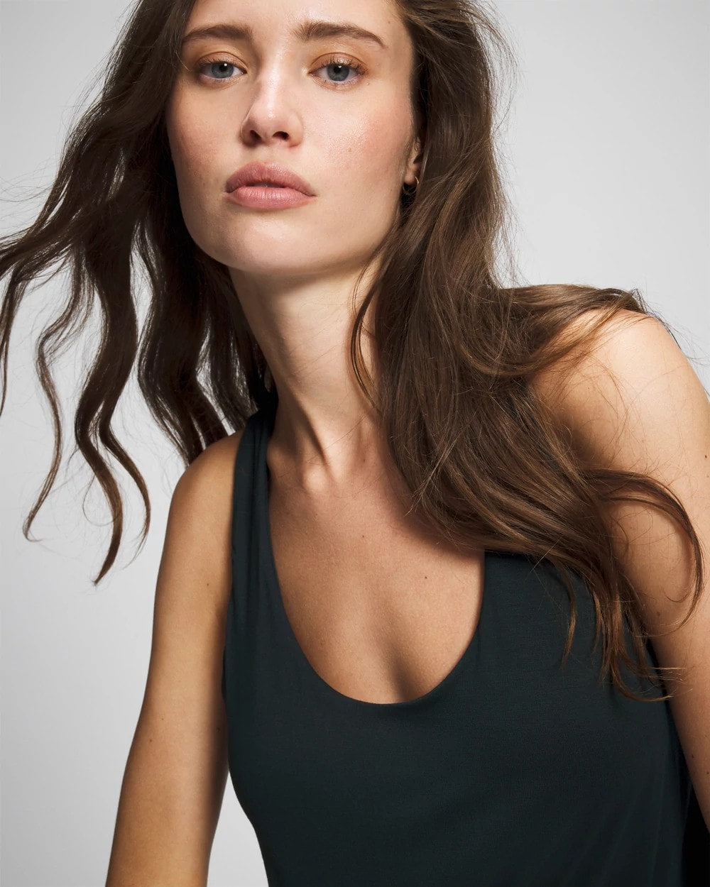 DEEPEST MARINE - Soft Jersey Racerback Bra Tank