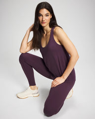 PLUM PERFECT - Soft Jersey Racerback Bra Tank