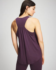 PLUM PERFECT - Soft Jersey Racerback Bra Tank