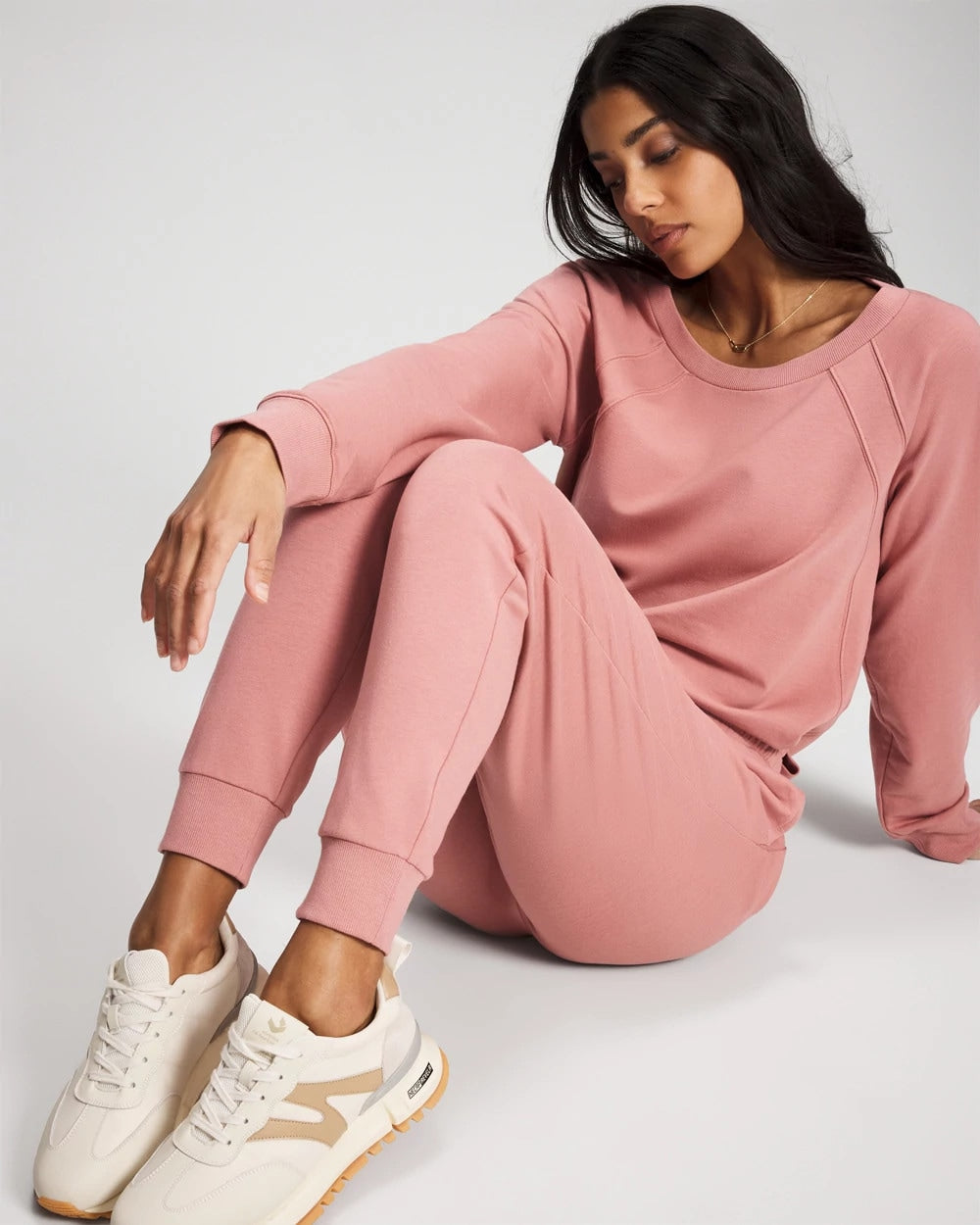 CINDER ROSE - Essential Terry Jogger