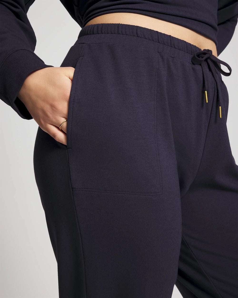 DEEP INDIGO - Essential Terry Jogger