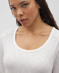 OPTIC WHITE - Long-Sleeve Top