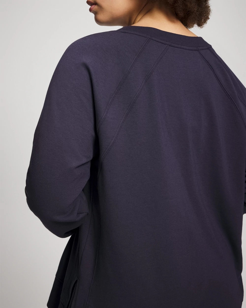 DEEP INDIGO - Essential Terry Crewneck Sweatshirt